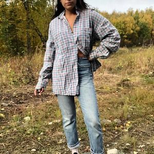 90s plaid flannel